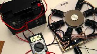 CRAZY bedini adams magnetic pulse motor generator  Fast [upl. by Secilu380]