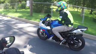 WHY BUY a 750 vs 1000cc GSXR [upl. by Crofoot]