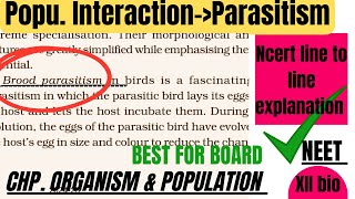 Parasitism interaction full easy explanation ● [upl. by Alvord115]