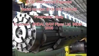 Mechanical Pipes Expander by IPROLAM SA  Heavy Engineer Co [upl. by Ahsei]