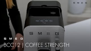 How to Alter the Strength of Coffee  Smeg BCC02 amp BCC12 [upl. by Buyers]