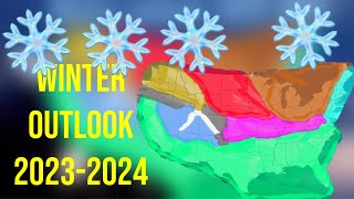 Winter outlook 20232024 [upl. by Ahtram]