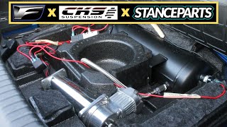 Detailed Lexus RCF STANCEPARTS Air Cup Install On CKS Coilovers With Wiring Guide [upl. by Staten]