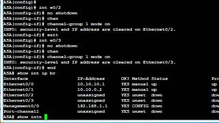 Cisco ASA  Port Channel Configuration [upl. by Vincenz]