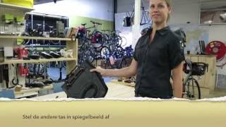 Bike4travel Vaude fietstassen afstellen [upl. by Soelch]