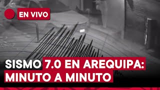 Sismo de 70 en Arequipa EN VIVO reporte minuto a minuto de TVPerú Noticias en Caravelí [upl. by Oiril76]