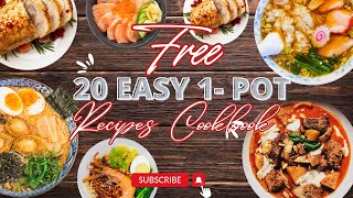 20 Easy OnePot Recipes Cookbook [upl. by Cardon]