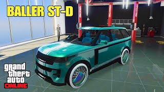 GTA 5 ONLINE MODIFICO BALLER STD NUOVO VEICOLO DLC [upl. by Lerej]