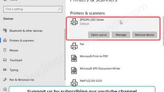 How to install Epson L382 printer driver manually in Windows 10 [upl. by Valoniah]