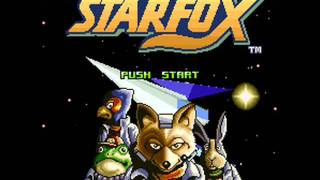 SFCSTAR FOX スターフォックス  BGMCORNERIA [upl. by Kcirrej]