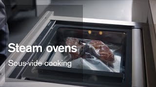 Experience sousvide cooking with combisteam  Gaggenau [upl. by Leacim685]