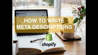 HOW TO WRITE an Amazing META DESCRIPTION  For Shopify Stores to Boost SEO [upl. by Honora]