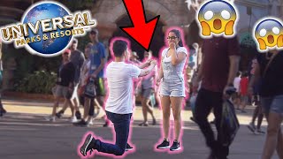 Proposal Prank At Orlando Studios [upl. by Player258]