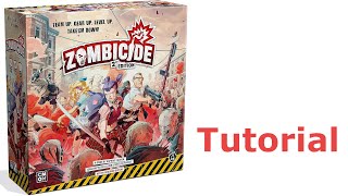 Zombicide How to Play  Tutorial Mission [upl. by Yrakcaz]