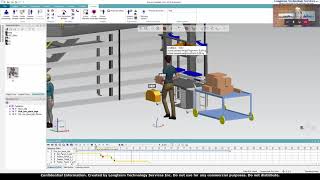 Tecnomatix Process Simulate Human  Low Back Analysis LBA and NIOSH Demo [upl. by Einahpts332]