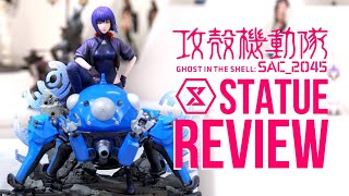 Motoko Kusanagi amp Tachikoma Ghost in the Shell SAC2045  STATUE REVIEW [upl. by Amleht]