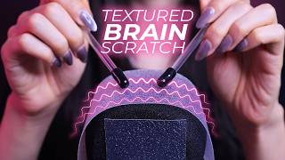 ASMR TINGLY Textured Brain Scratch for DEEP SLEEP No Talking [upl. by Lindberg]