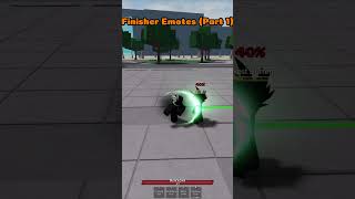 Finisher emotes part 1 roblox tsb thestongestbattlegrounds [upl. by Westbrooke]