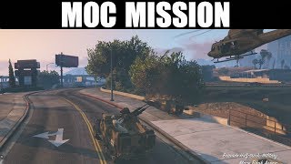 GTA 5  Gunrunning  Pt4  MOC Mission  HalfTrack Bully [upl. by Imoyik]