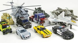 Transformers Movie 1 Autobots Decepticons all Mobilize Vehicles Transform Robots Toys [upl. by Dulcie69]