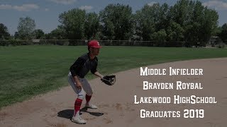 Brayden Roybal 2019 Infielder [upl. by Notac]