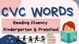 CVC WORDS amp SENTENCES  Reading Fluency  READING PRACTICE [upl. by Eneluj]