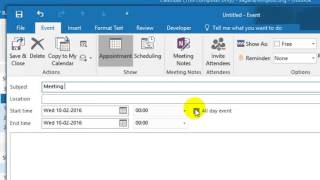 How to send a meeting request in Outlook [upl. by Poirer]