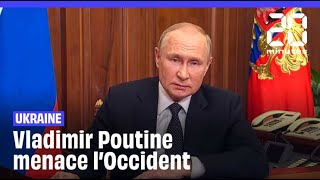 Guerre en Ukraine  Poutine se dit prêt à utiliser « tous les moyens » de défense face à l’Occident [upl. by Rothmuller]