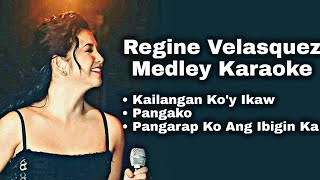 KARAOKE Regine Velasquez Medley  Regine Velasquez Medley KARAOKE  Greatest Hits of All Time [upl. by Sivolc688]