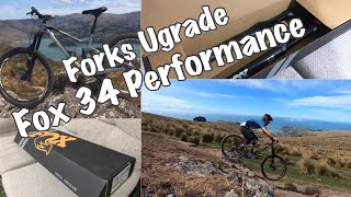 Bike Upgrade FOX 34 Performance  Build amp Test [upl. by Harriett]