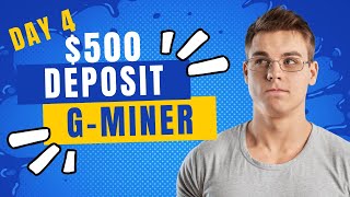 💥475 Every Hour 14 In 1 Day  GMiner  Live 500 Deposit💰 ai crypto [upl. by Enilraep]