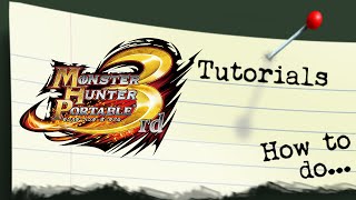 MHP3rd  Equipment Cheat Tool  PPSSPP [upl. by Nahbois]