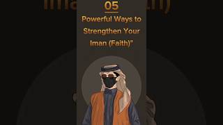 💪🏻 Strong 💪🏻 Your 💪🏻 Iman ☝🏻 believeinallah iman islamicshorts islamic muslimstatus quotes [upl. by Aniret]