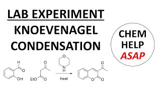 Knoevenagel condensation to make a coumarin  laboratory experiment [upl. by Kathlene]