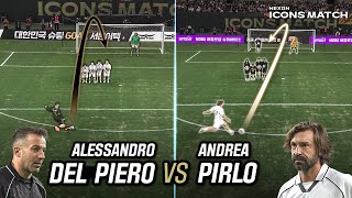 Italian FK Legends Go Head to Head Icons Match Shooting Challenge [upl. by Sapienza]