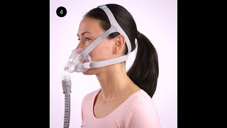 Hair care tips  Full face CPAP mask  ResMed AirFit™ F30 [upl. by Ellebanna]