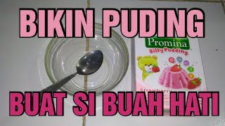 Tutorial MPASI 8 Bulan Membuat Cemilan Puding [upl. by Dihgirb942]