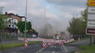 Brückensprengung Brandenburg an der Havel Ende der Brücke des 20 Jahrestages [upl. by Caesaria669]