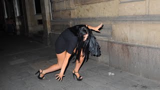 Chloe Ferry Falls Over Coming Out Of House Of Smith After Geordie Shores Press Night [upl. by Releehw331]