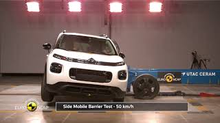 Euro NCAP Crash Test of Citroën C3 Aircross [upl. by Miquela]