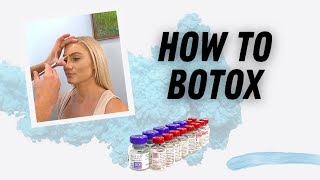 How To Botox Forehead 11s amp TMJ [upl. by Bywaters]