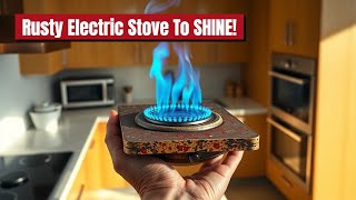 RESTORE My Rusty Electric Stove To SHINE [upl. by Tarttan]