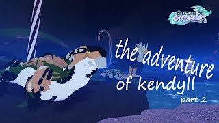 The adventure of kendyll part 2 I Creatures of Sonaria [upl. by Airrehs730]