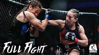 Free Fight Zoila Frausto vs Jaimee Nievera  Combate Americas [upl. by Enomas]