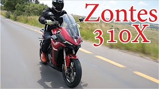 Zontes 310X Road Test [upl. by Ahsenac463]