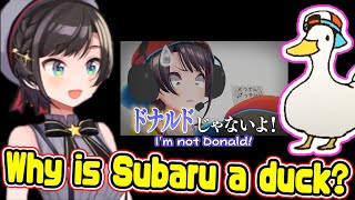 【English sub】How Subaru became Subarud Duck【HololiveClipASMROozora Subaru】 [upl. by Nosemaj]