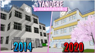 From 2014 to 2020  Yandere Simulator Comparison [upl. by Ok]