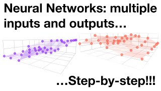 Neural Networks Pt 4 Multiple Inputs and Outputs [upl. by Kenna]