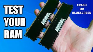 How to TEST YOUR RAM with memtest86  Step By Step Tutorial  BSOD and Crashing [upl. by Pernick]