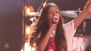 Courtney Hadwin and The Struts  Piece of My Heart  Americas Got Talent  September 19 2018 [upl. by Yleen]